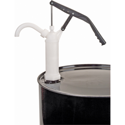 Pompe &agrave; baril de type levier, PTFE, 14 oz/course, Pour barils de 5-55 gal. Consource