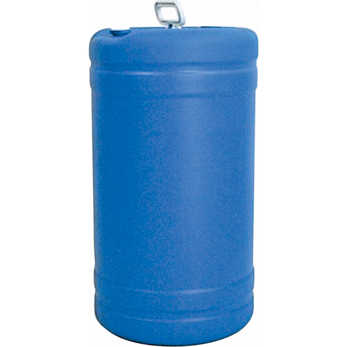Barils en poly&eacute;thyl&egrave;ne &agrave; ouverture &eacute;troite, 15 gal. US (12,49 gal. imp.), Dessus ferm&eacute;, Bleu Consource