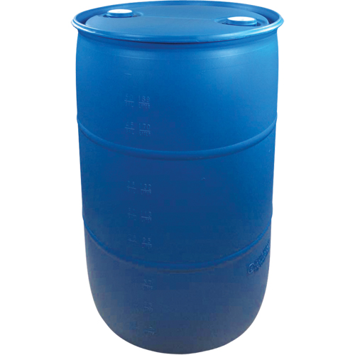 Barils en poly&eacute;thyl&egrave;ne, 30 gal. US (25 gal. imp.), Dessus ferm&eacute;, Bleu Consource