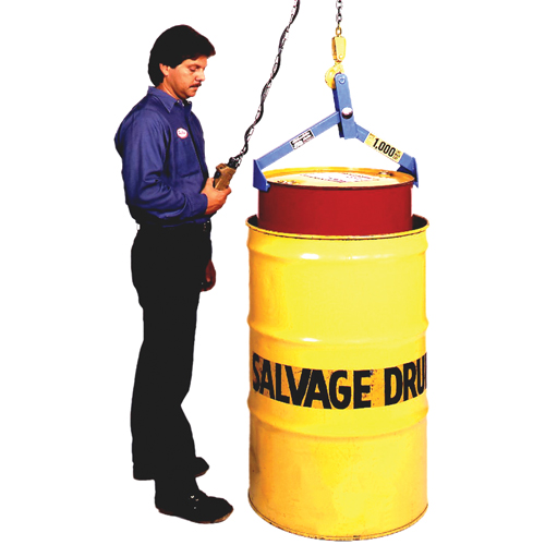 Drum & Overpack Lifter, 55 -85 US gal. (45 -70 Imperial Gal.), 1000 lbs./454 kg Cap. Consource