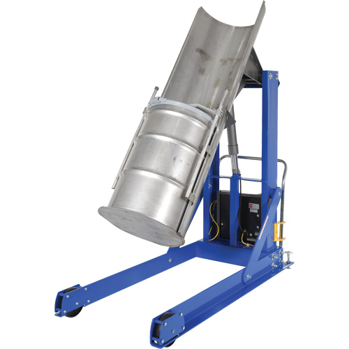 Portable Hydraulic Drum Dumper, For 30 - 55 US Gal. (25 - 45.8 Imperial Gal.) Consource
