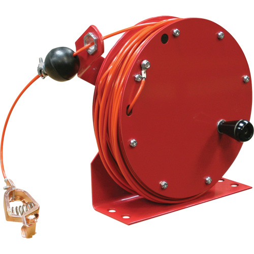 G 3000 Static Discharge Grounding Reel, 100' Length, Heavy-Duty Consource