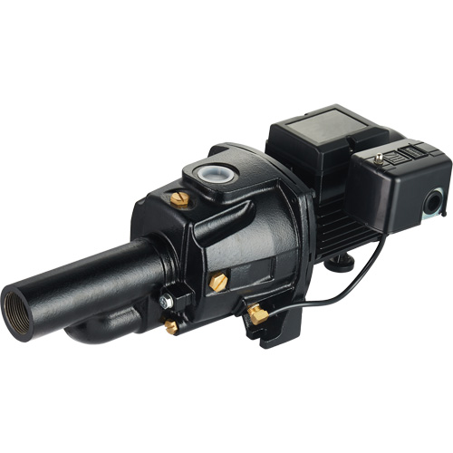 Pompe &agrave; jet en fonte &agrave; double tension transformable, 115 V/230 V, 1400 gal./h, 3/4 CV Consource