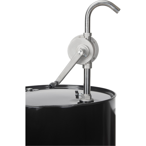 Rotary Type Drum Pump, Stainless Steel, Fits 55 Gal., 12 oz./Stroke Consource