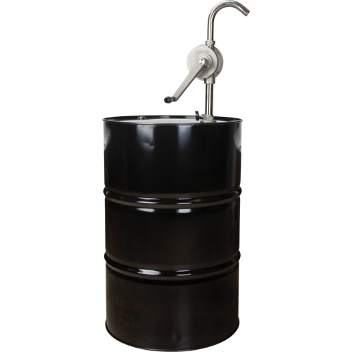 Rotary Type Drum Pump, Stainless Steel, Fits 55 Gal., 12 oz./Stroke Consource