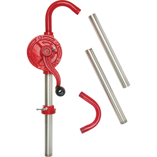 Rotary Type Drum Pump, Cast Iron/Steel, Fits 30-55 Gal., 8 oz./Stroke Consource