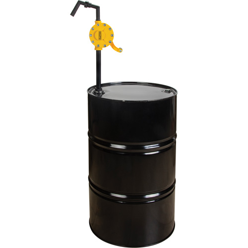Pompe rotative pour baril, Polypropyl&egrave;ne, Pour capacit&eacute; 15 - 55 gal. US, 8 oz/course Consource
