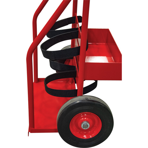 Chariot de prevention d'incendie pour travaux &agrave; chaud, Roues Semi-pneumatique, Base de 17,75" la x 8,9" lo, 100 lb Consource