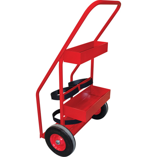 Chariot de prevention d'incendie pour travaux &agrave; chaud, Roues Semi-pneumatique, Base de 17,75" la x 8,9" lo, 100 lb Consource