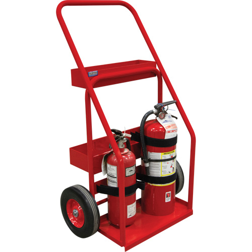 Chariot de prevention d'incendie pour travaux &agrave; chaud, Roues Semi-pneumatique, Base de 17,75" la x 8,9" lo, 100 lb Consource