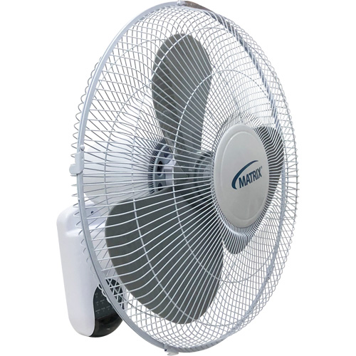 Wall Mount Oscillating Fan, Commercial, 3 Speed, 16" Diameter Consource