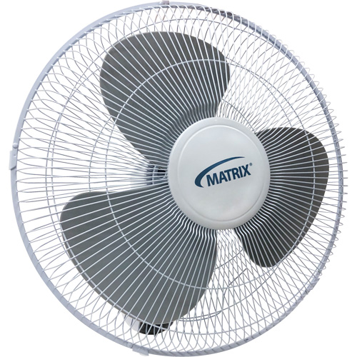 Wall Mount Oscillating Fan, Commercial, 3 Speed, 16" Diameter Consource