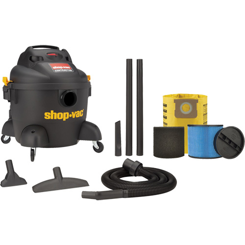 Contractor Series Shop Vacuum, Wet-Dry, 3.5 HP, 6 US Gal. (22.7 Litres) Consource