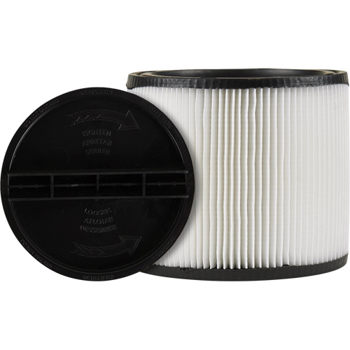 Filtre d'aspirateur, Filtre pour aspirateur, Cartouche, Pour 5 gal. US Consource