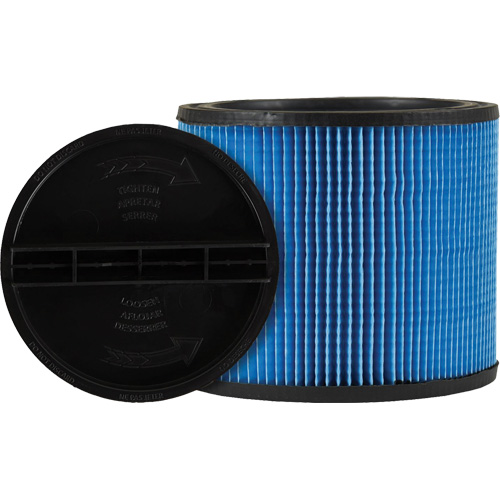 Filtre pour aspirateur Ultra-Web, Cartouche, Pour 5 gal. US Consource