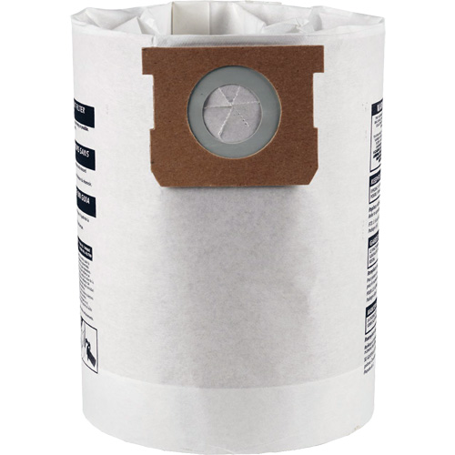 Sacs filtrants pour d&eacute;bris secs jetables de type F, 10 - 14 gal. US Consource