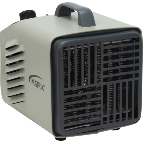 Radiateur portatif m&eacute;tallique datelier avec thermostat, Soufflant, &eacute;lectrique Consource