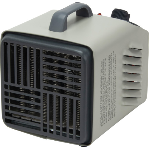 Radiateur portatif m&eacute;tallique datelier avec thermostat, Soufflant, &eacute;lectrique Consource