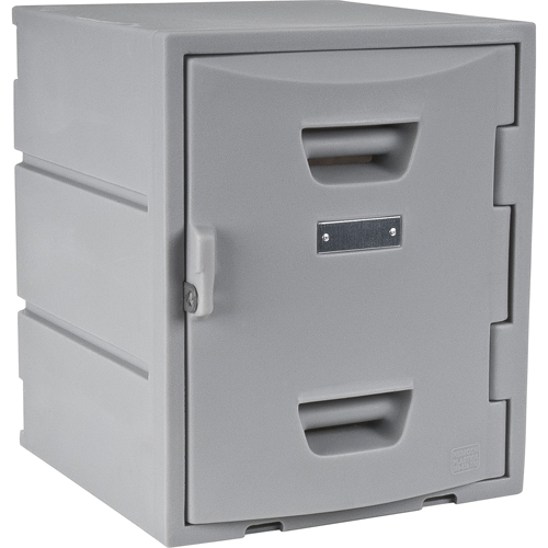 Locker, 15" x 15" x 18", Grey, Assembled Consource