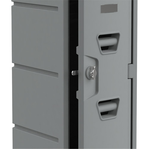 Locker, 12" x 15" x 36", Grey, Assembled Consource