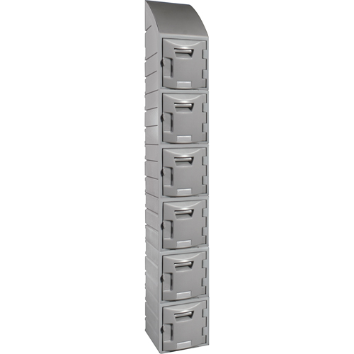 Locker, 12" x 15" x 12", Grey, Assembled Consource