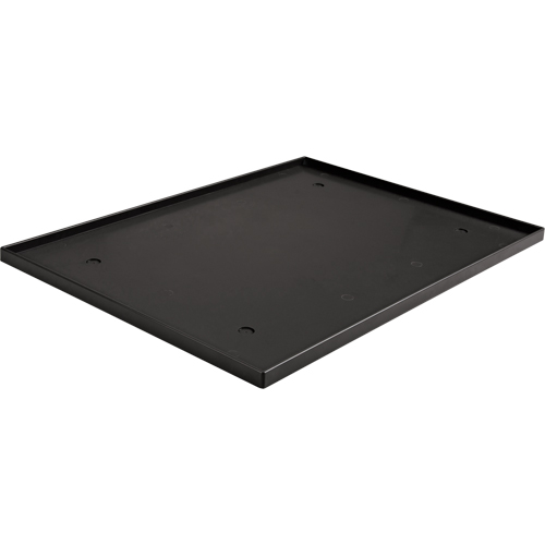 Locker Base Insert, Fits Locker Size 12" x 18", Black, Plastic Consource