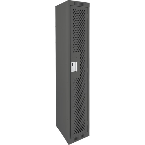 Casiers Clean Line, 12" x 12" x 72", Acier, Charbon, Rivet (assembl&eacute;), Perfor&eacute; Consource