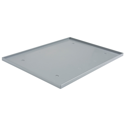 Locker Base Insert, Fits Locker Size 12" x 18", Dark Grey, Plastic Consource