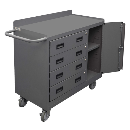 Armoire d'&eacute;tabli mobile, Acier Surface Consource
