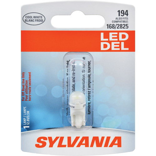 194 Mini-ampoule automobile, DEL, 0,5 W/12,8 W, Blanc Consource