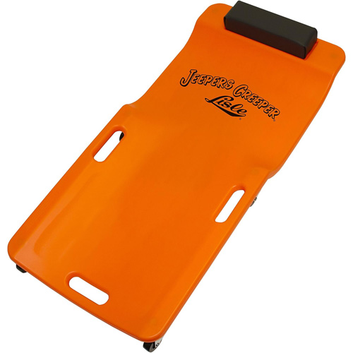 Sommier orange n&eacute;on &agrave; profil bas, en plastique robuste Consource