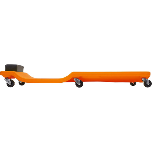 Sommier orange n&eacute;on &agrave; profil bas, en plastique robuste Consource