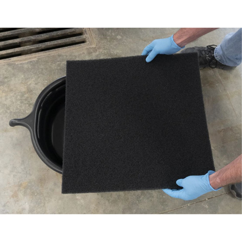 Plateau de drainage ovale noir Consource
