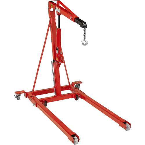 Folding Engine Crane, 2500 lbs. (1.25 tons) Capacity Consource