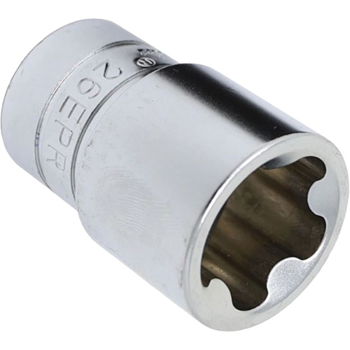 Jeu de douilles TORX EPR &agrave; 5 pans, 16 Morceaux, Prise de 1/2"/1/4"/3/8" Consource