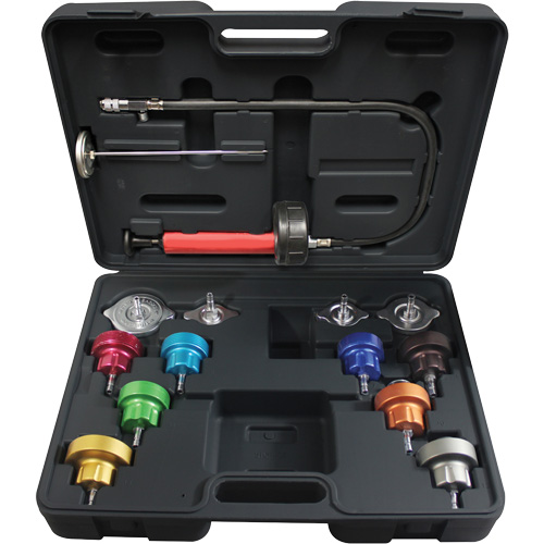 14-Piece Universal Cooling System Pressure Test Kit Consource