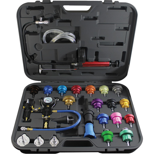 27-Piece Master Radiator Pressure Test Kit Consource