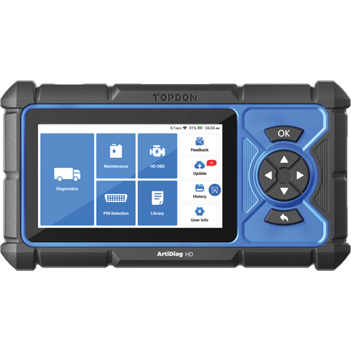 Outil de diagnostic robuste 5" ArtiDiag HD avec fonctions d'entretien Consource