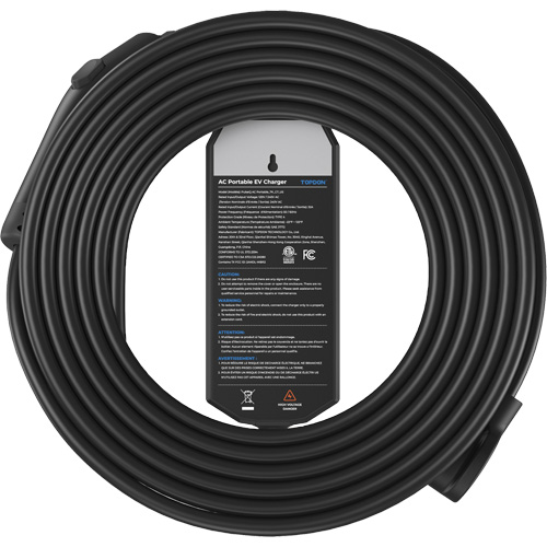Fiche NEMA 6-50 portable PulseQ AC, 32 A, Niveau 2 CA, Connecteur Type 1 (SAE J1772) Consource