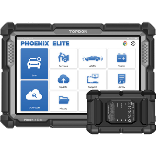 Outil de diagnostic de niveau constructeur Phoenix Elite avec &eacute;cran 10,1", programmation bas&eacute;e sur l'infonuage et CANFD Consource