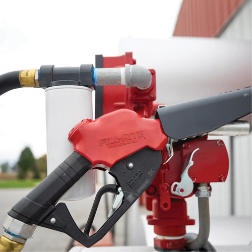 Red Ultra High-Flow Automatic Diesel Spout Nozzle Consource