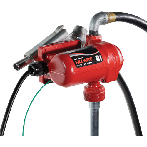 Pompe de transfert de carburant 12 V CC avec pistolet Consource