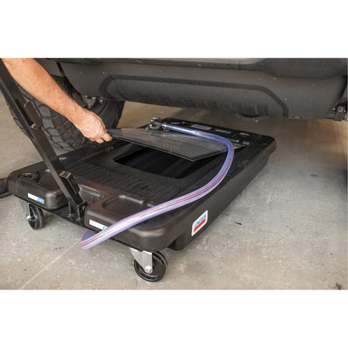 Drain d'huile portable en polypropyl&egrave;ne &agrave; profil bas Consource