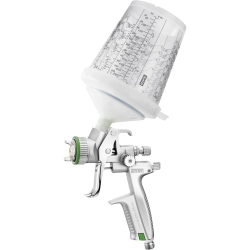 4400 B HVLP 1.2 SR 0.3 L RPS Premium Paint Spray Gun for Spot Repairs in Automotive Finishes, 1/4" NPT Air Inlet, 4.24 CFM, 0.3 L Capacity, 0.14 PSI Consource