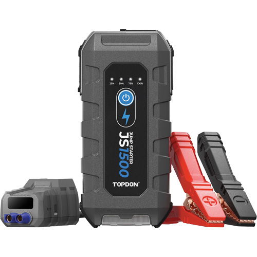 D&eacute;marreur d'appoint, survolteur, banque d'alimentation et lampe de poche JumpSurge1500 Consource