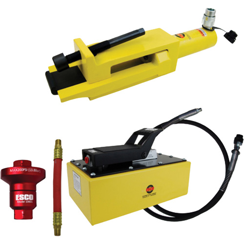 Ensemble de brise-talon pour pneus g&eacute;ants/&eacute;quipement de terrassement avec pompe hydraulique de 5 pintes Consource