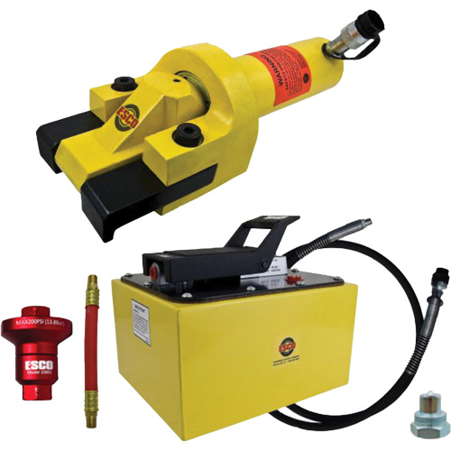 Ensemble de brise-talon pour pneus g&eacute;ants avec pompe hydraulique de 2 gallon Consource
