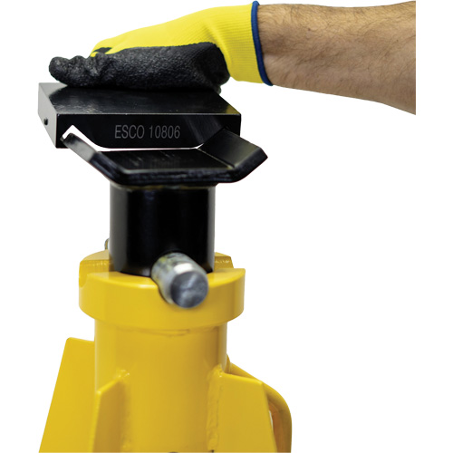 Adaptateur &agrave; dessus plat pour supports de v&eacute;rin ESCO de style haut de 20 et 25 tonnes Consource