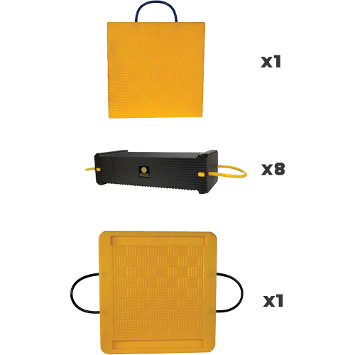 Ensemble de syst&egrave;me de sout&egrave;nement en composite CribLok 10 mcx Consource