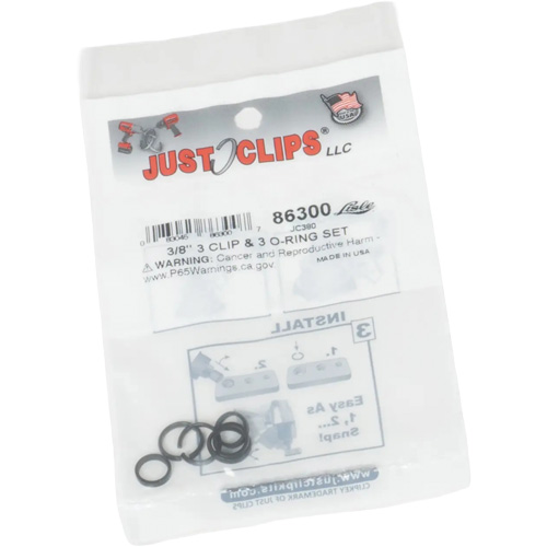 3/8" Clips & O-Rings Set Consource